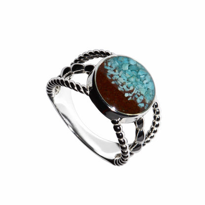 Boho Ring - Turquoise/Bell Rock Charged Ring