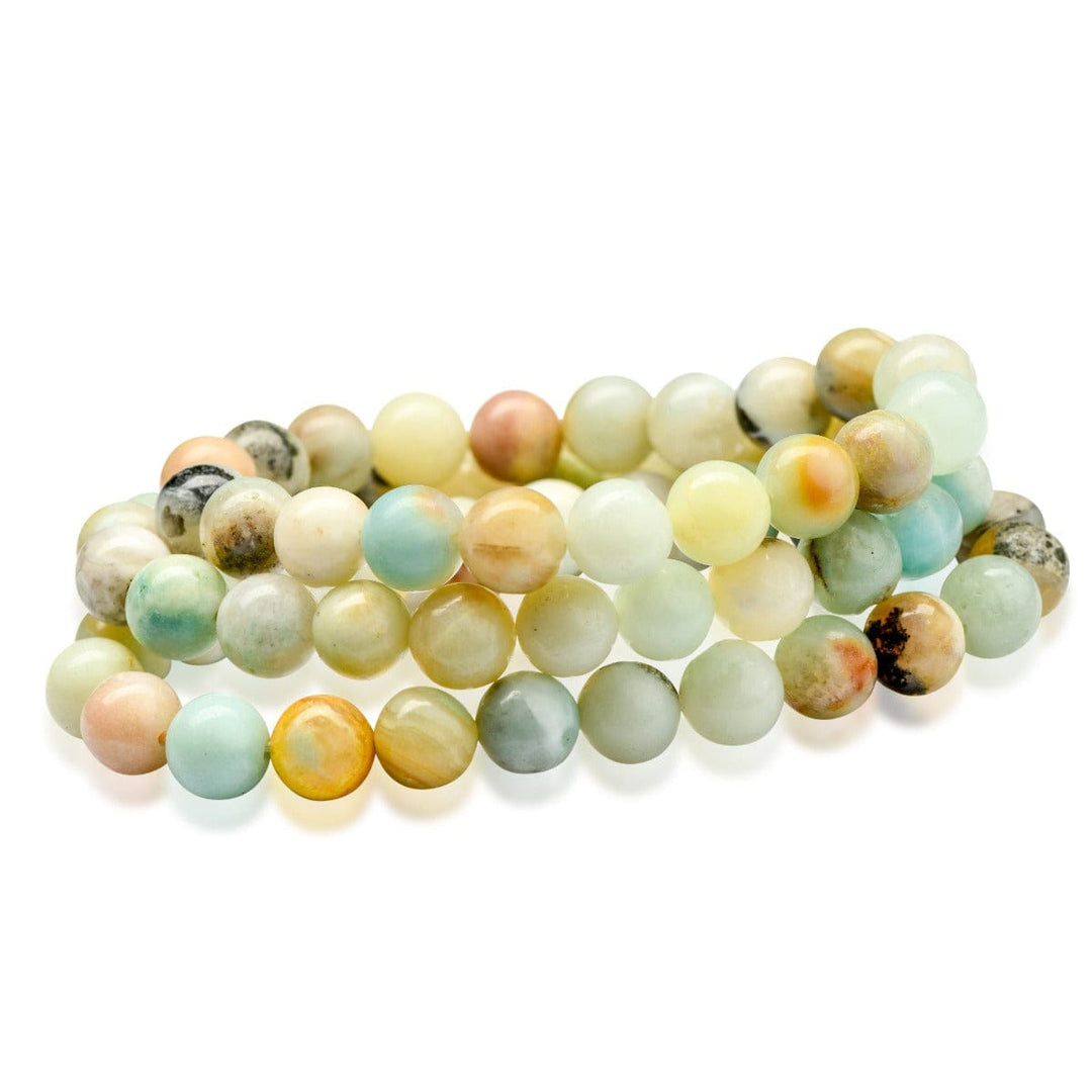 6 mm Amazonite beaded bracelet