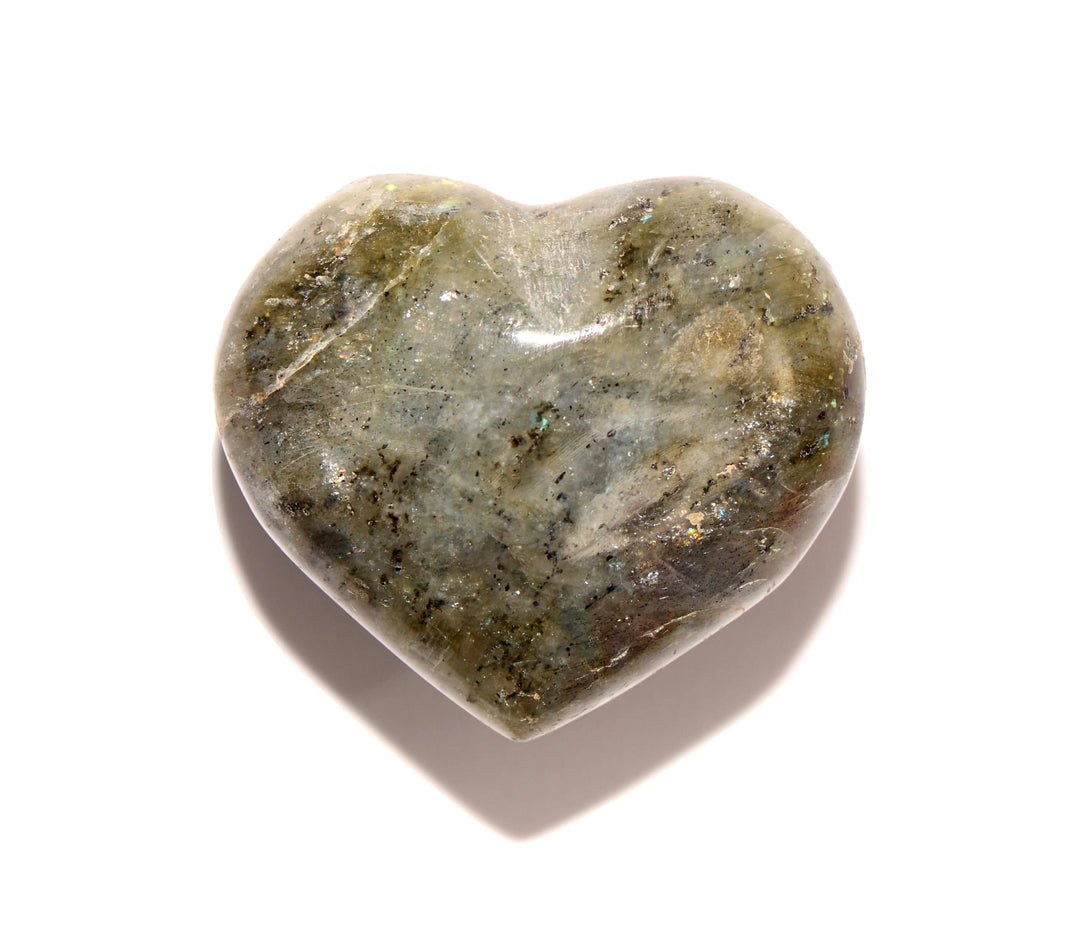 Labradorite Heart - Crystal Carving