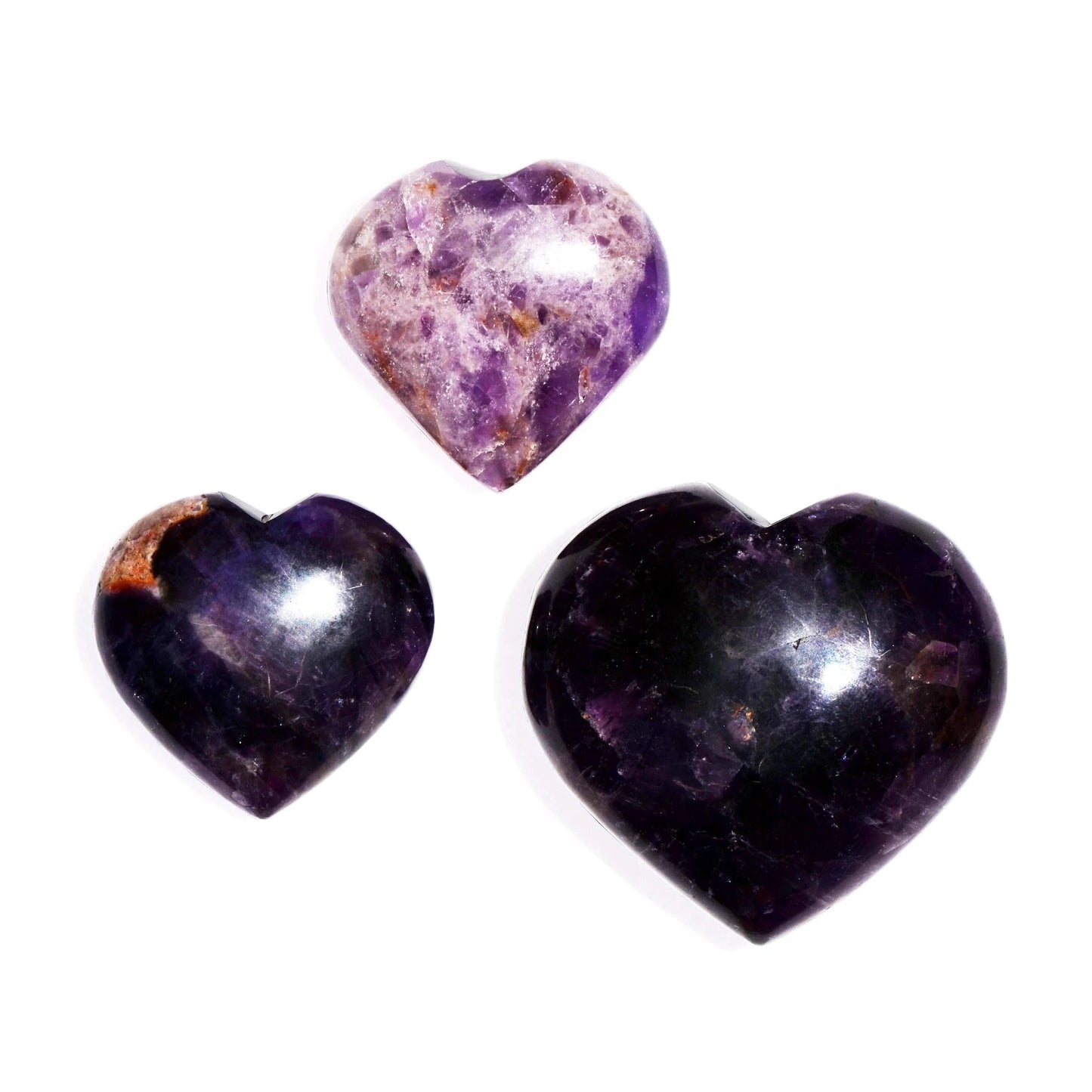 Amethyst Heart Carved Crystal