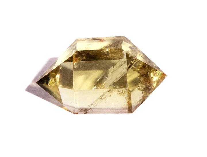 Lemon Quartz Double Terminated Point - Polished