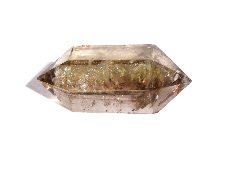 Lemon Quartz Double Terminated Point - Polished