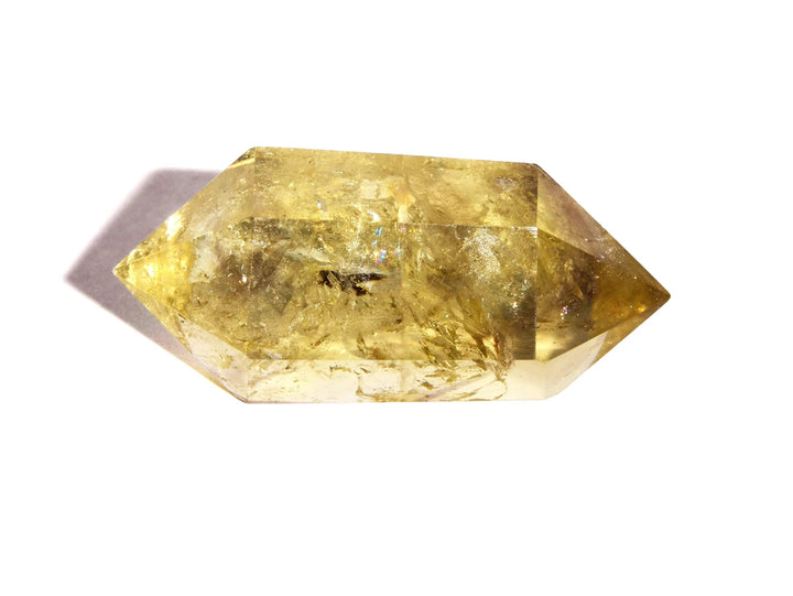 Lemon Quartz Double Terminated Point - Polished