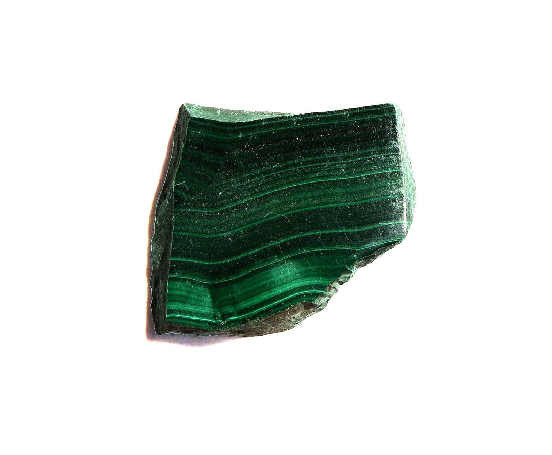 Malachite Slice - Polished