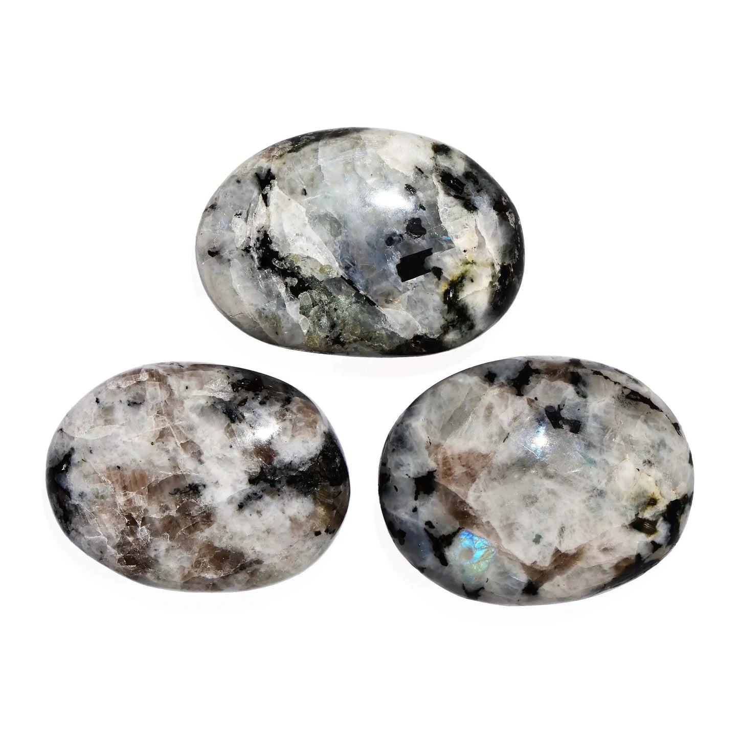 Rainbow Moonstone Palm Stone