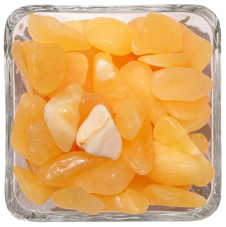 Small Tumbled Orange Calcite