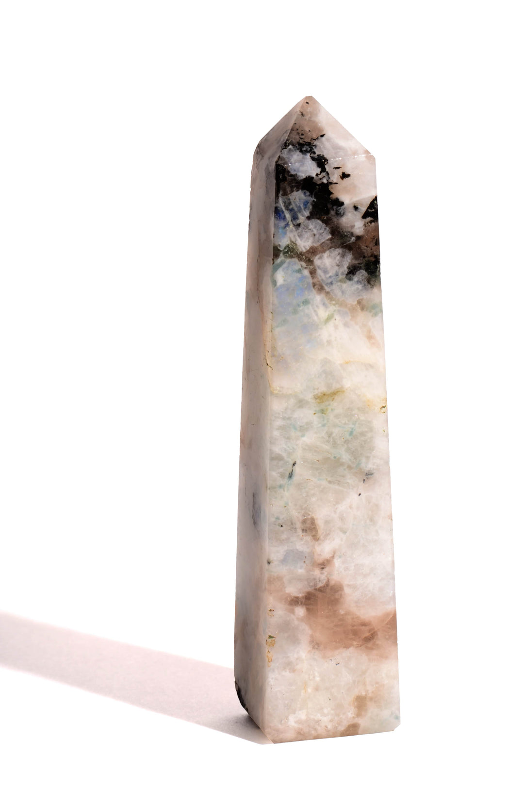 Rainbow Moonstone Obelisk