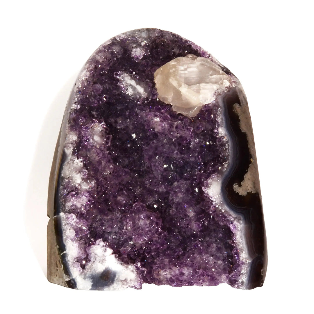 Buy Amethyst as a crystal known for protection and intuition.