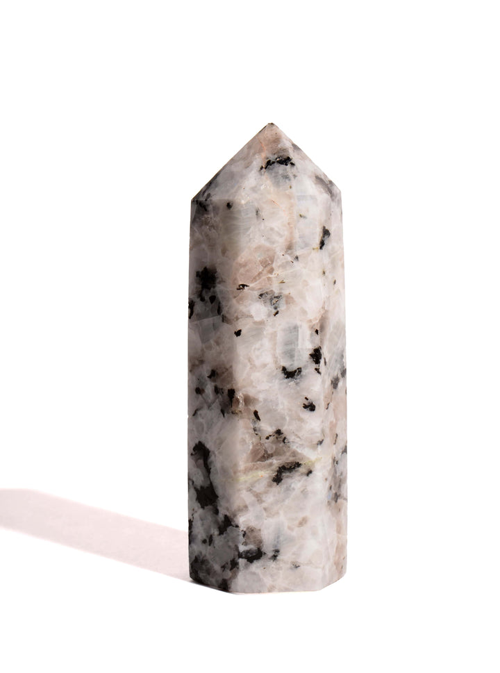 Rainbow Moonstone Point