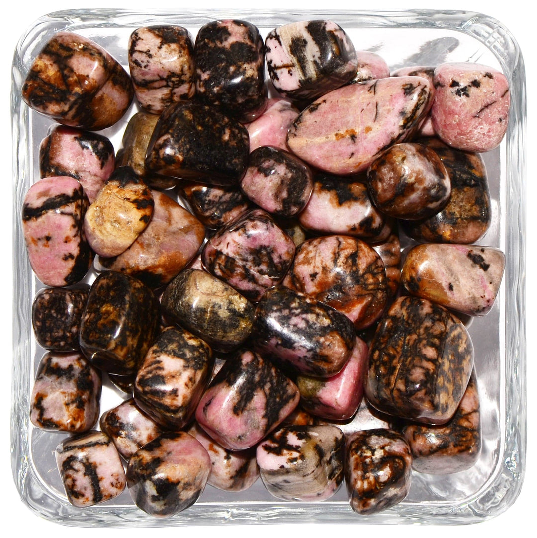 Rhodonite Tumbled Stone - Polished