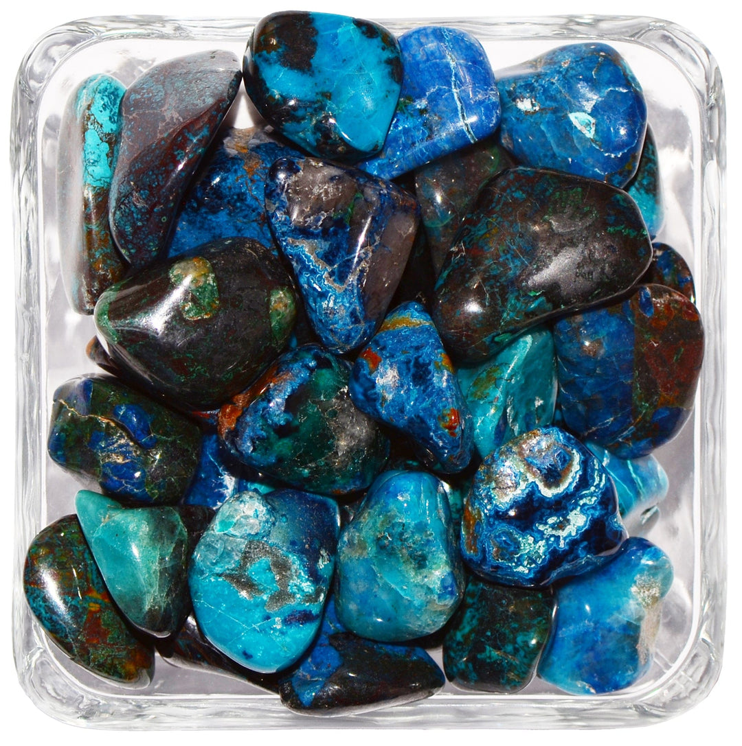 Shattuckite Tumbled Stone - Polished