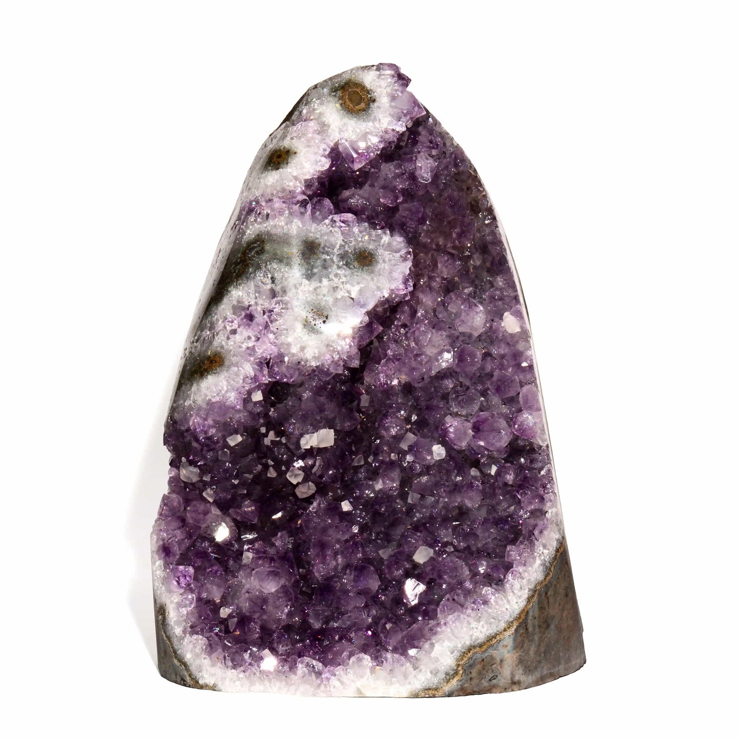 Buy Amethyst as a crystal known for protection and intuition.