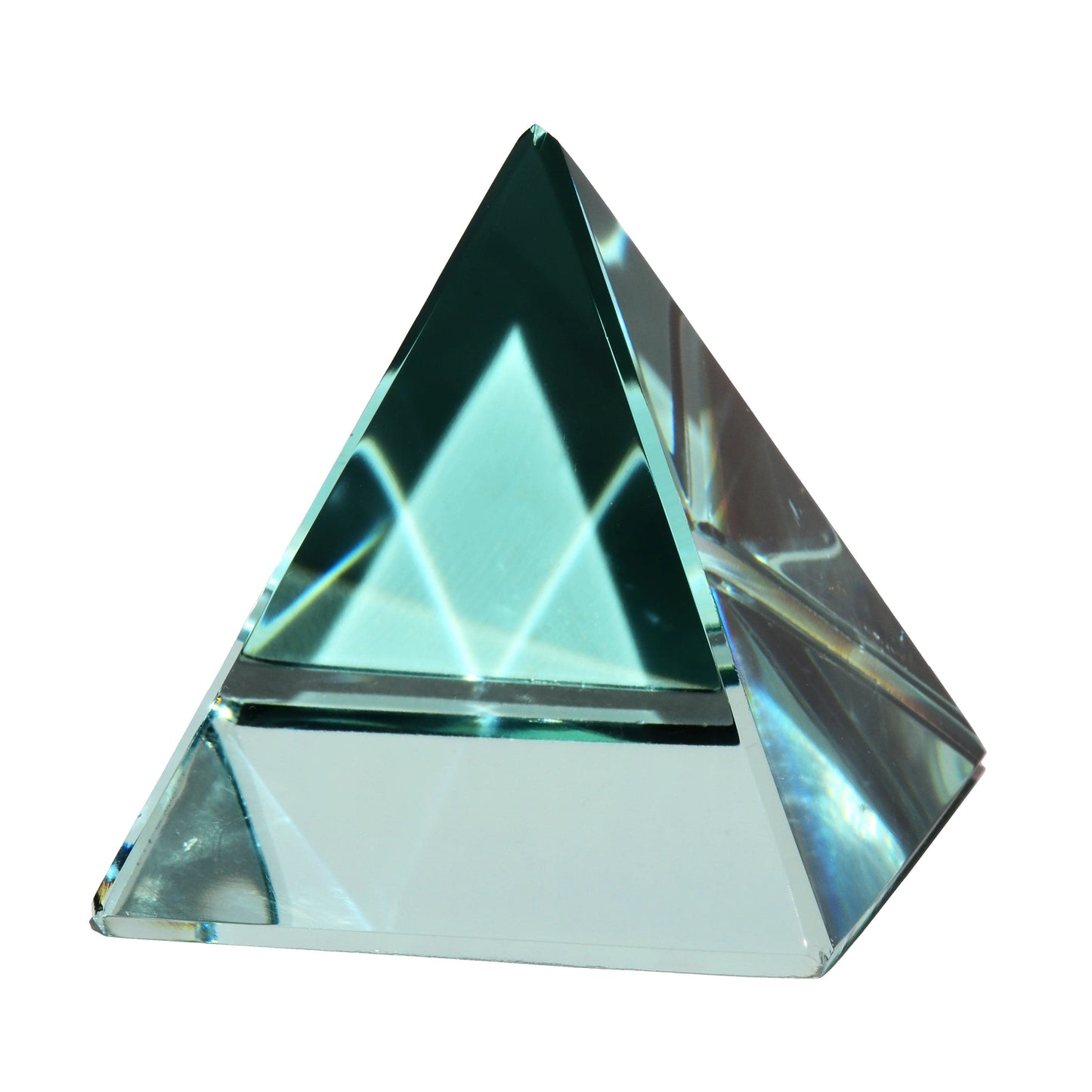 Green Obsidian Pyramid