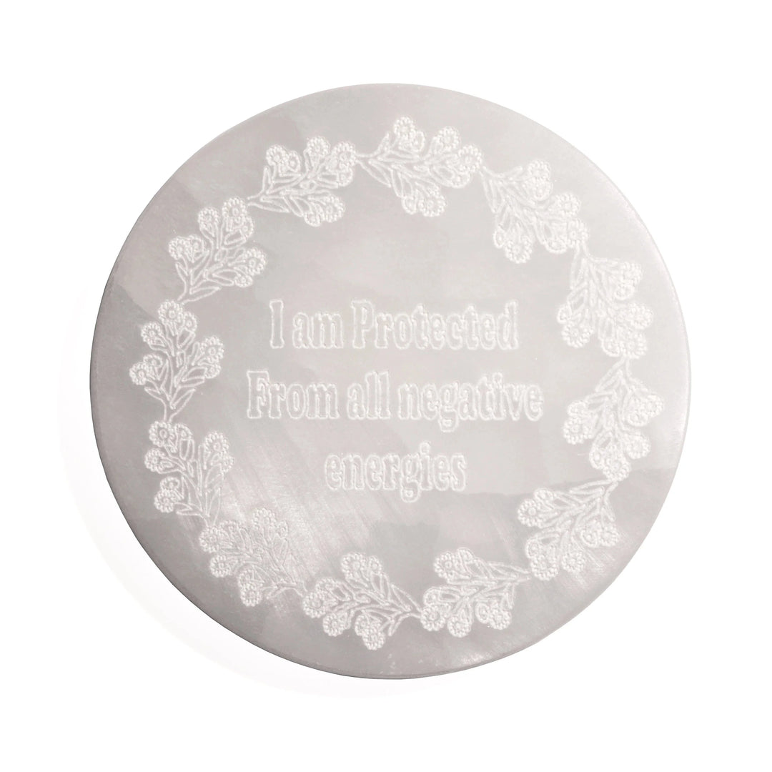 Selenite Etched Charging Plate
