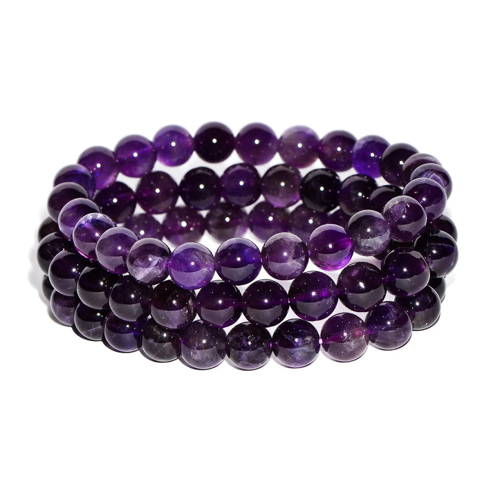 Amethyst Beaded Bracelet