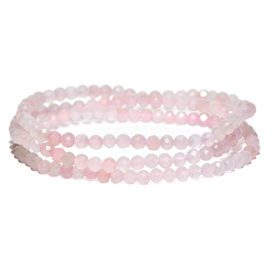 Rose Quartz Beaded Bracelet
