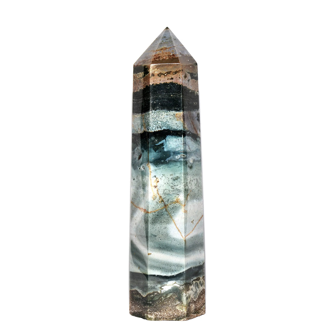 Buy Ocean Jasper as it assists with centering the mind and achieving mental relaxation.