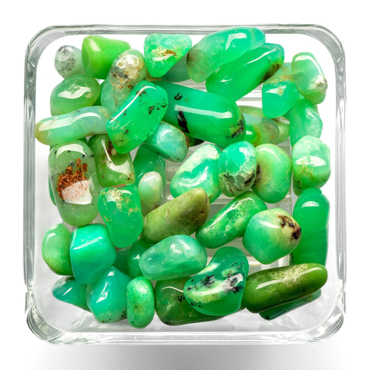 Chrysoprase Tumbled Stone - Polished - Small