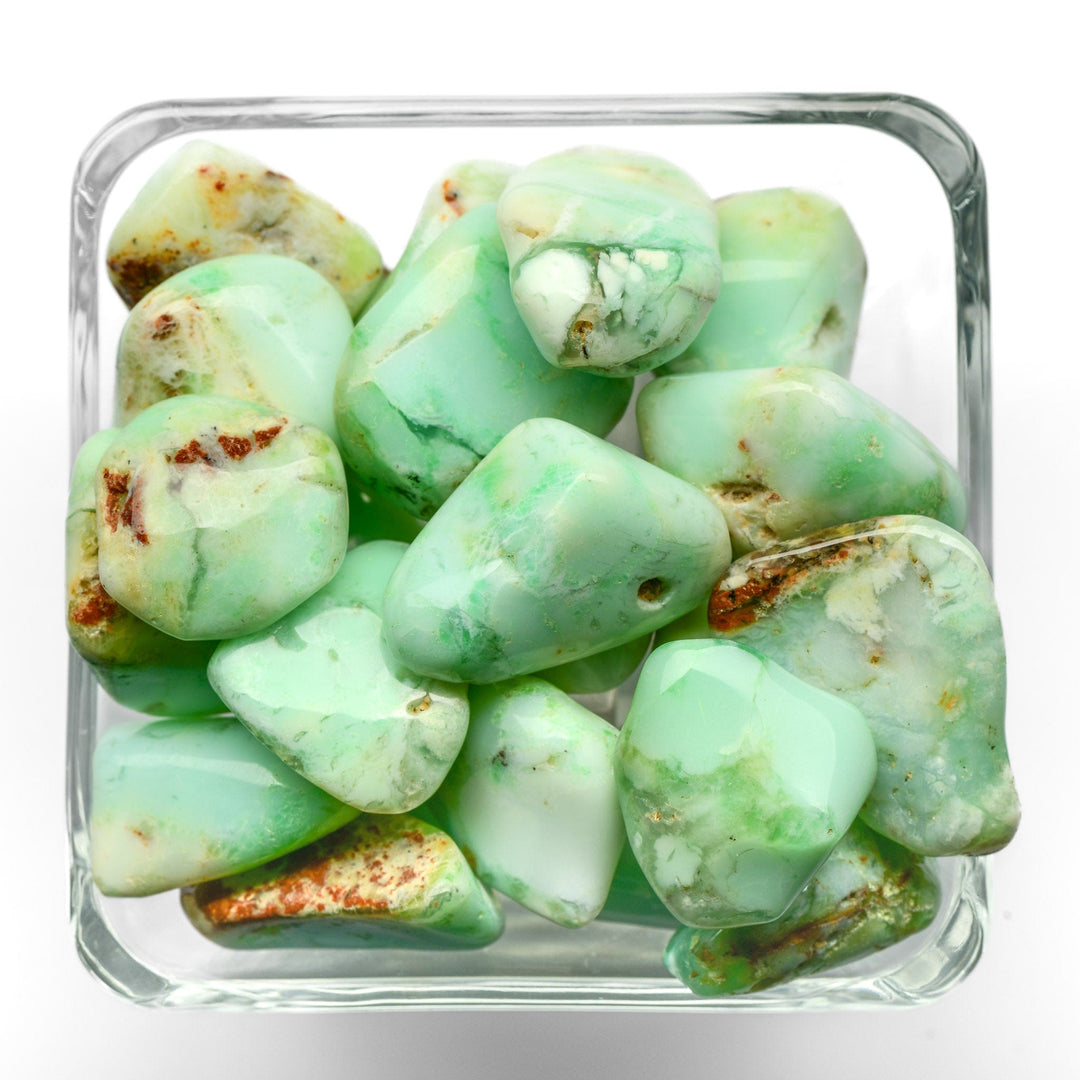 Chrysoprase Tumbled Stone - Polished - Small