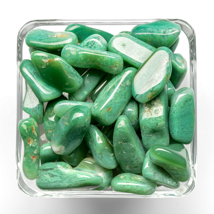 Chrysoprase Tumbled Stone - Polished - Small