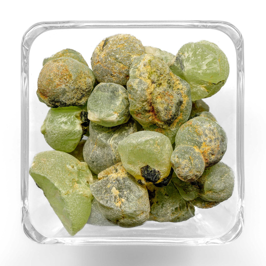 Prehnite Bubbles Raw Tumbled Stone
