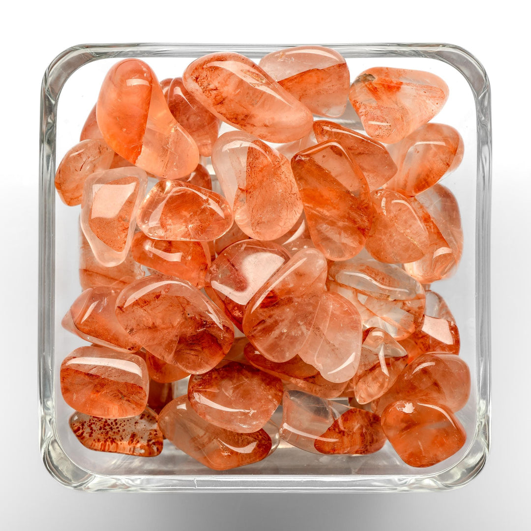 Hematoid Quartz Tumbled Stone - Small