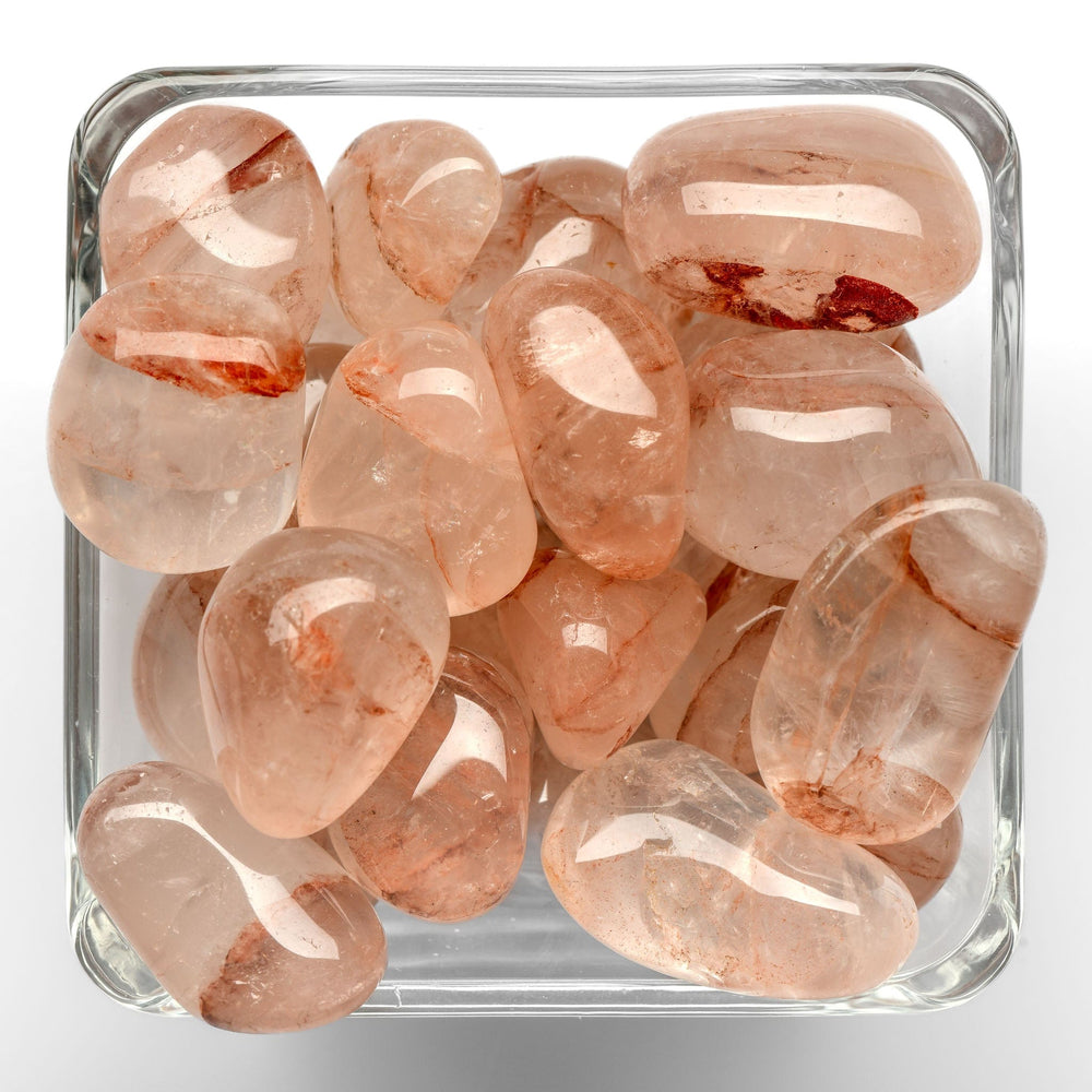Hematoid Quartz Tumbled Stone - Small