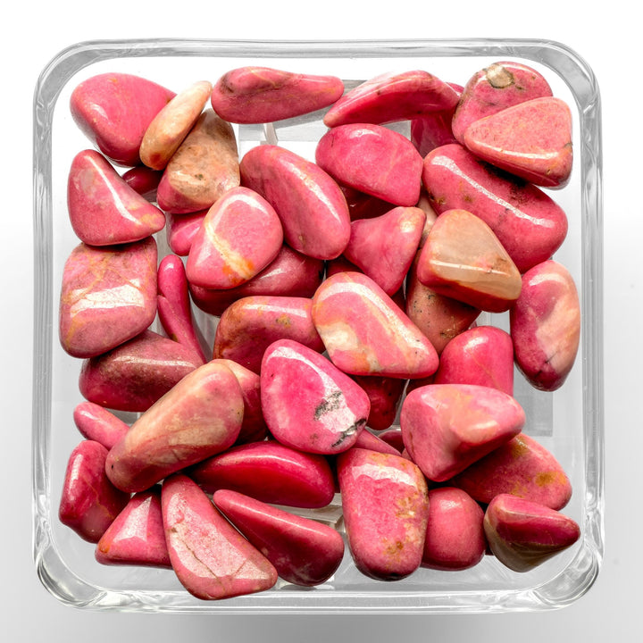 Rhodonite Tumbled Stone - Polished