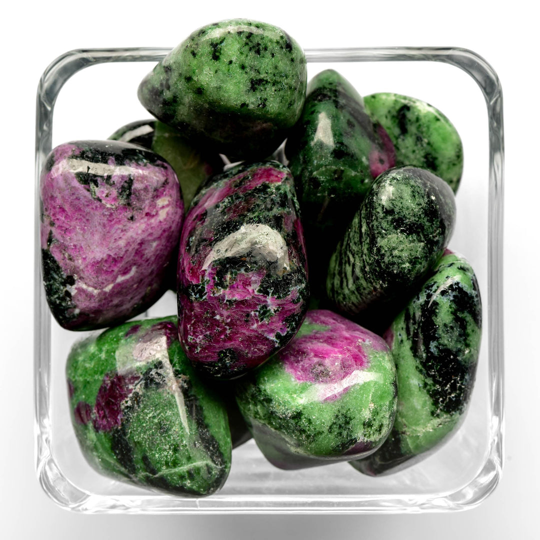 Zoisite Ruby Tumbled Stone