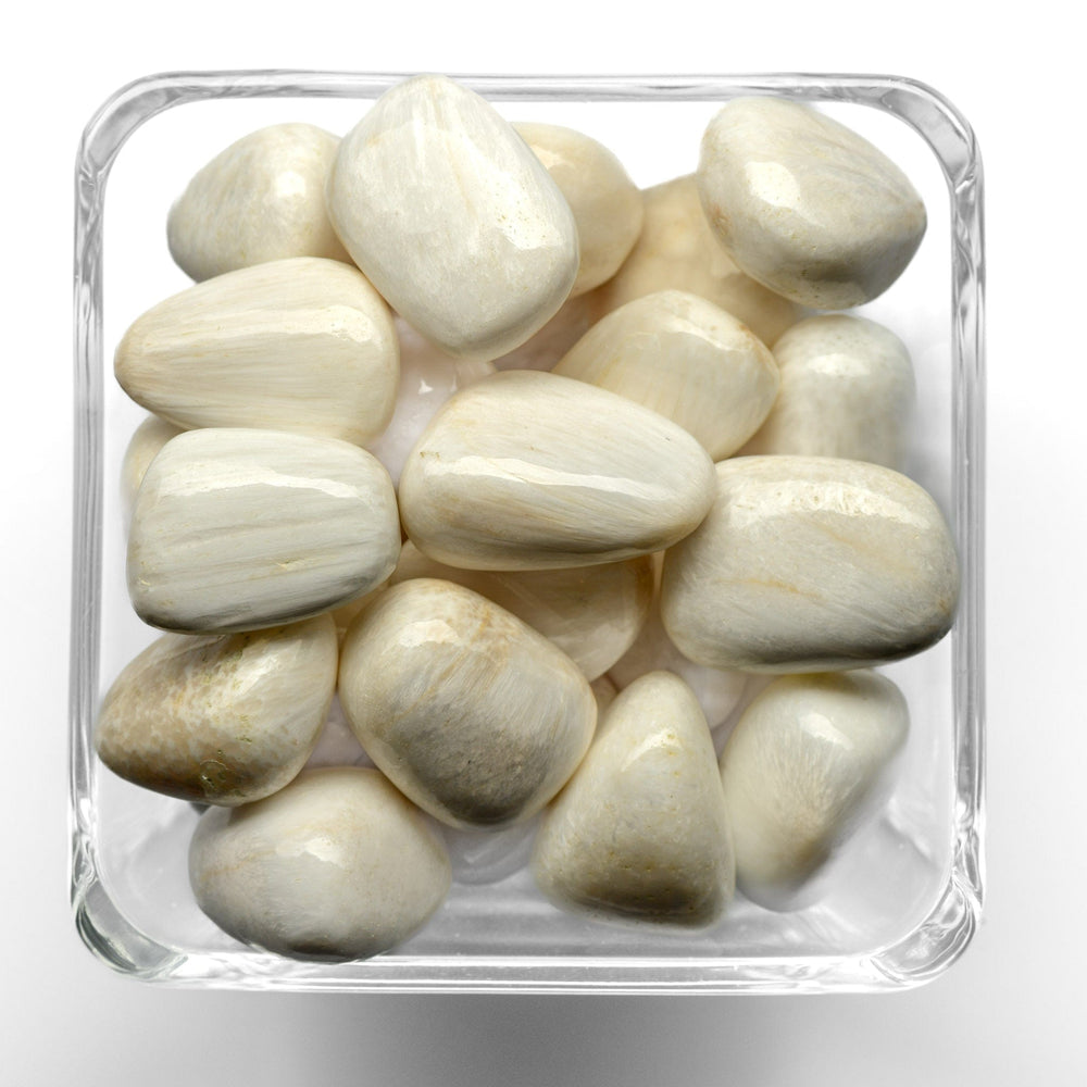 Scolecite Tumbled Stone - Polished