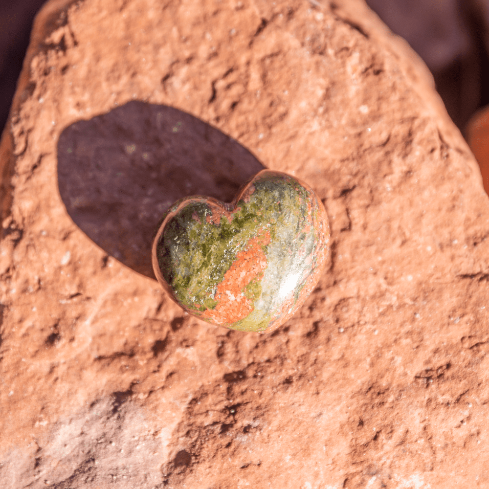 Unakite Heart