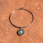 Beach Bangle Turquoise Charged Compass Bracelet