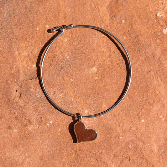 Beach Bangle Bell Rock Charged Heart Bracelet