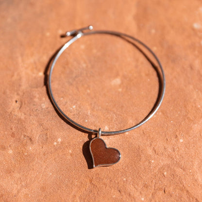 Beach Bangle Bell Rock Charged Heart Bracelet