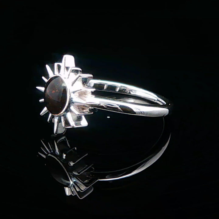 The Vortex Ring Collection - Delicate Sunburst Cathedral side view