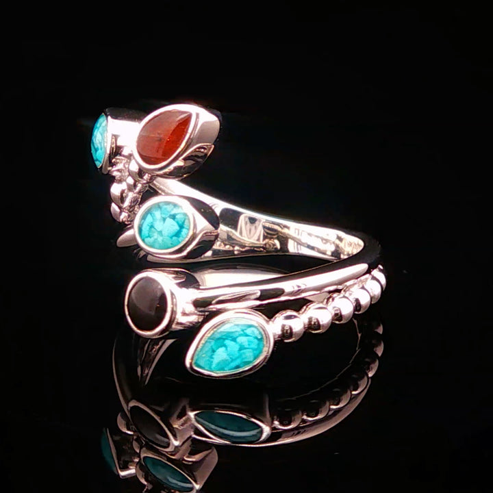 The Vortex Ring Collection: Five Elemental Organic Ring side view