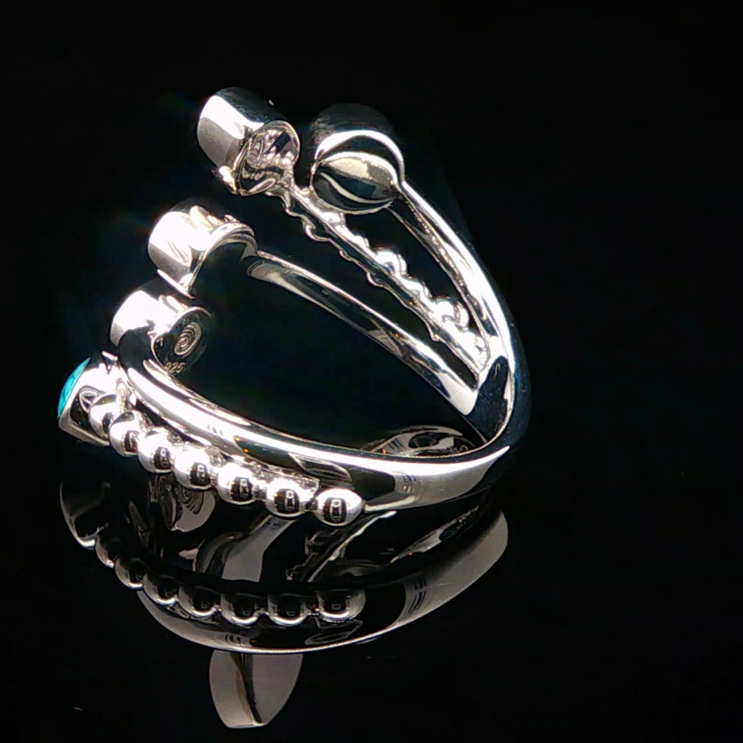 The Vortex Ring Collection: Five Elemental Organic Ring back view