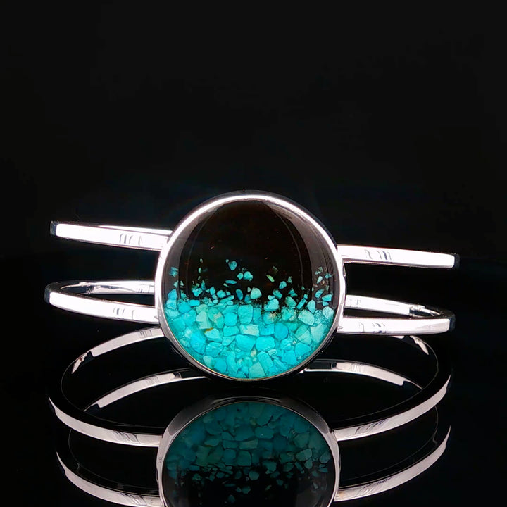 Turquoise & Cathedral Rock Charged Bracelet Front View