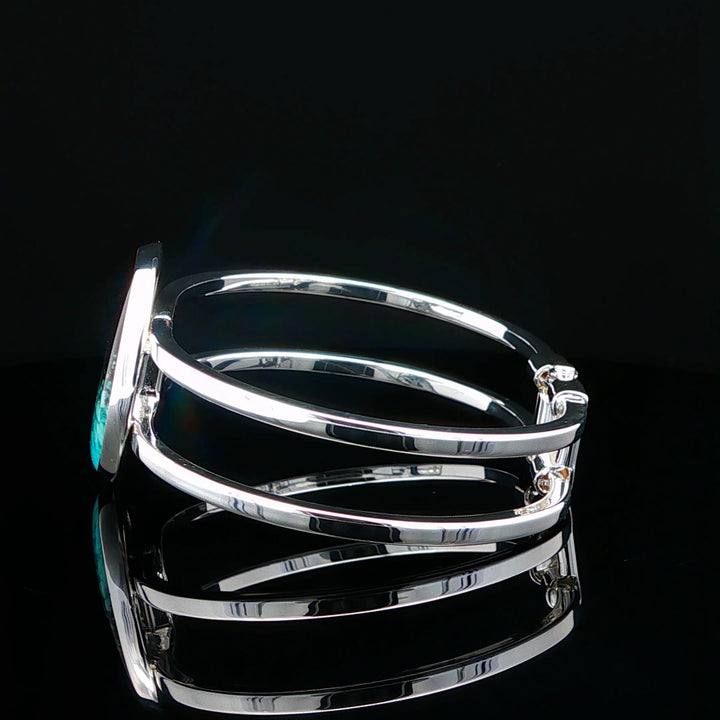 Turquoise & Cathedral Rock Charged Bracelet Side view