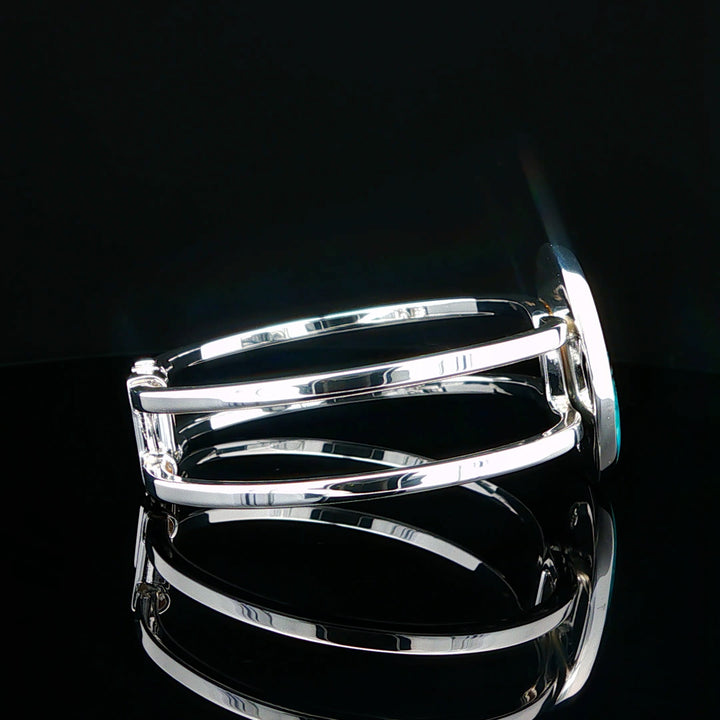 Turquoise & Cathedral Rock Charged Bracelet side view again