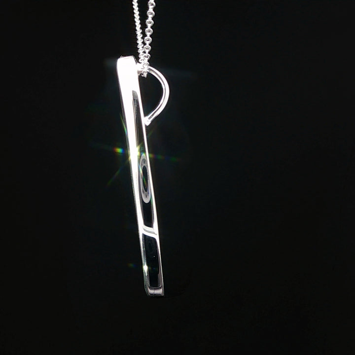 Ocean Current Cathedral Rock & Turquoise Necklace with Diamonds