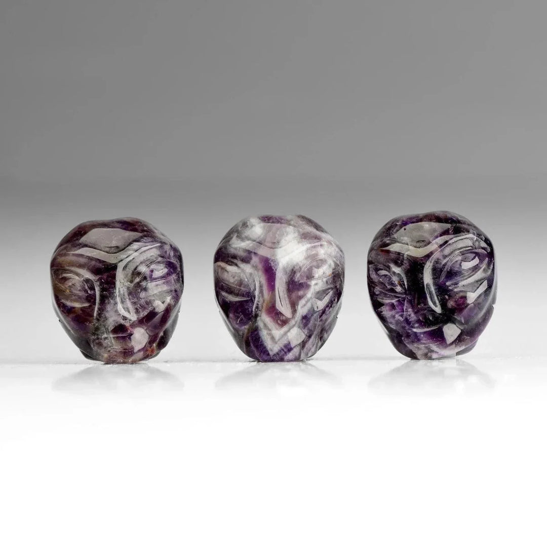 healing crystals: amethyst alien crystal carving