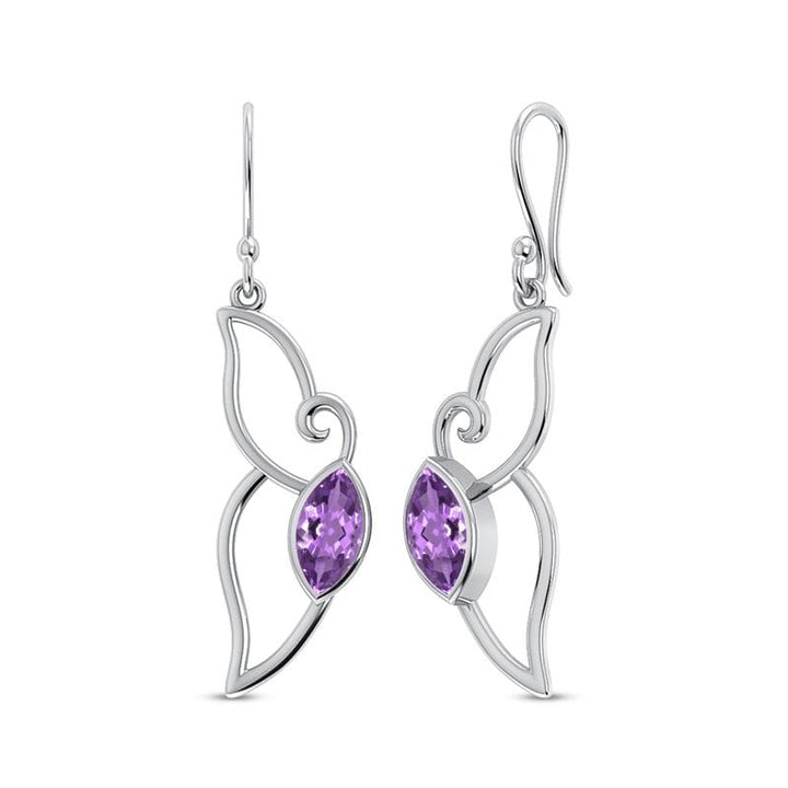 Amethyst Sterling Silver Earrings