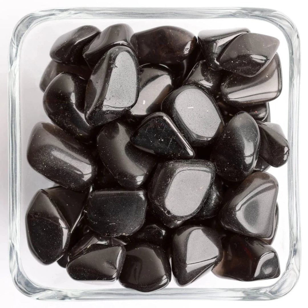 Polished Apache Tears Tumbled Stone