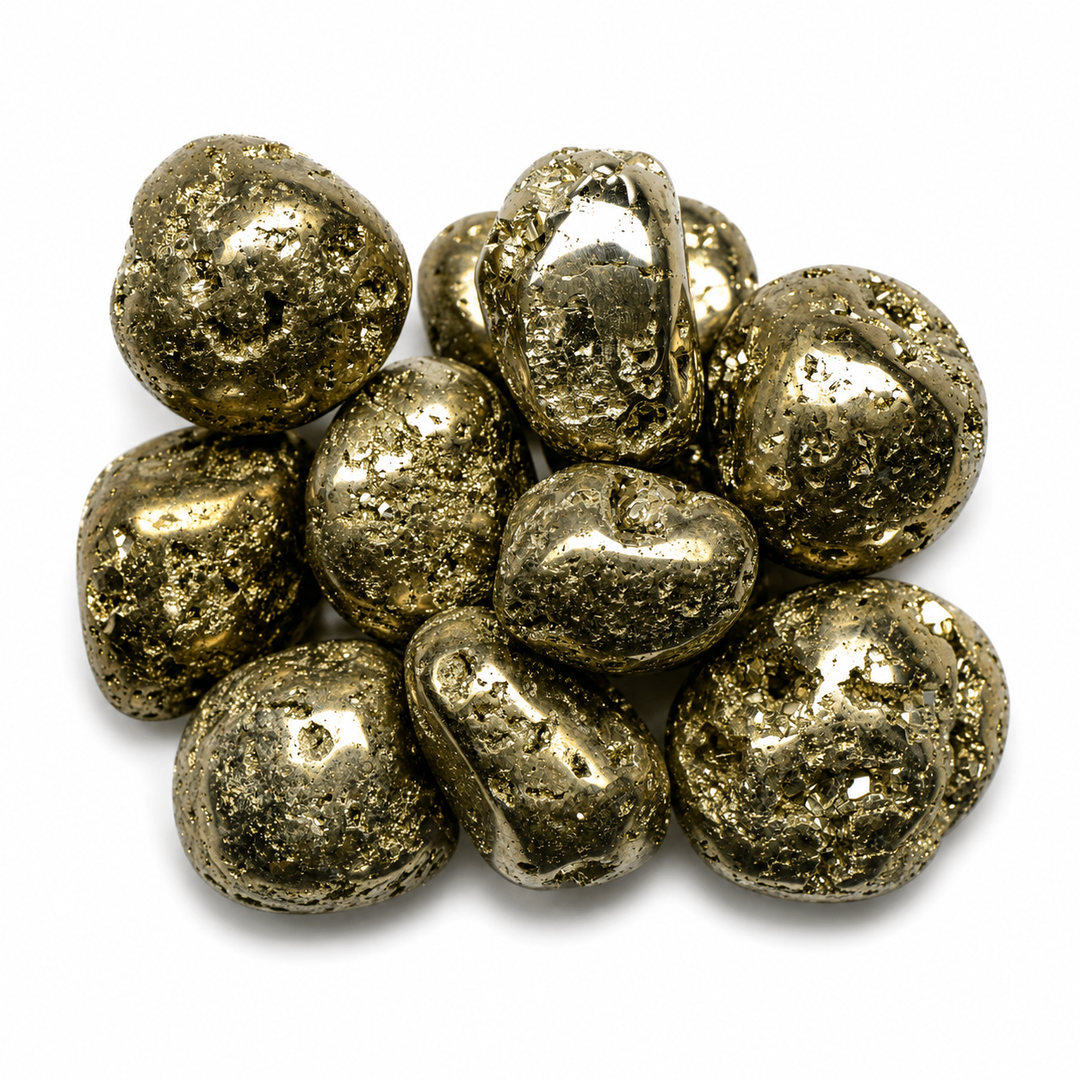 Pyrite Tumbled Stone