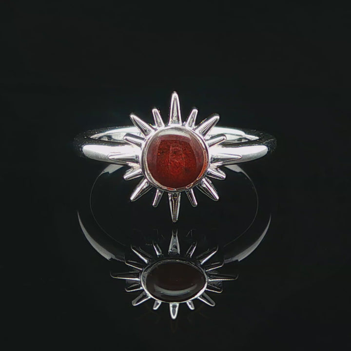The Vortex Ring Collection: Delicate Sunburst Bell Rock Dune Ring 360 video