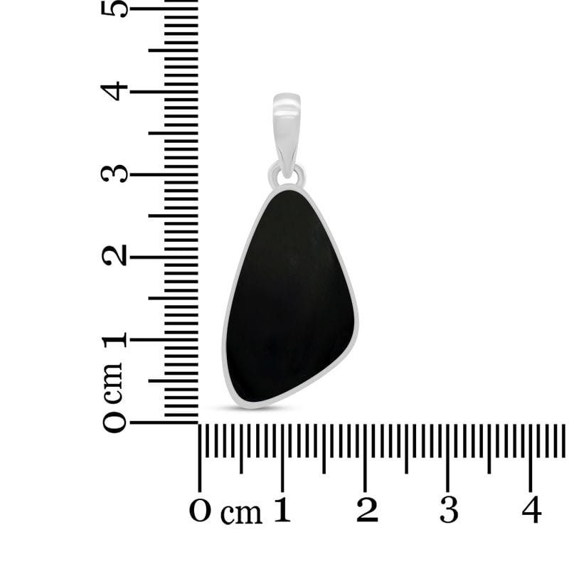 Black Onyx Sterling Silver Pendant