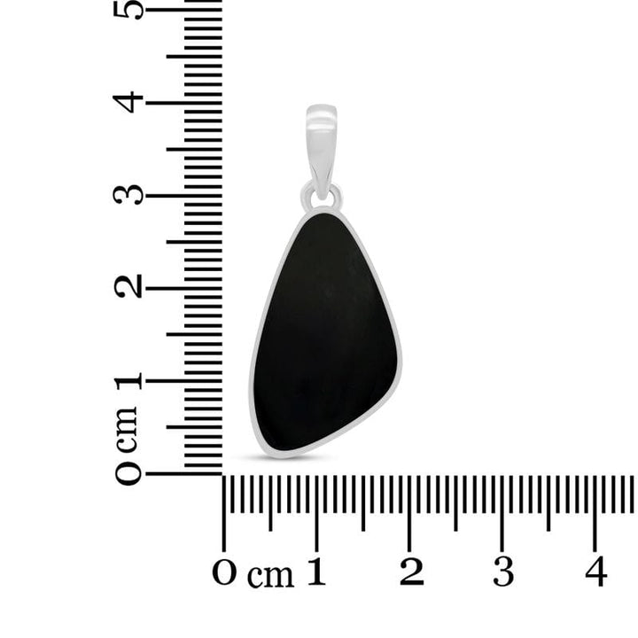 Black Onyx Sterling Silver Pendant