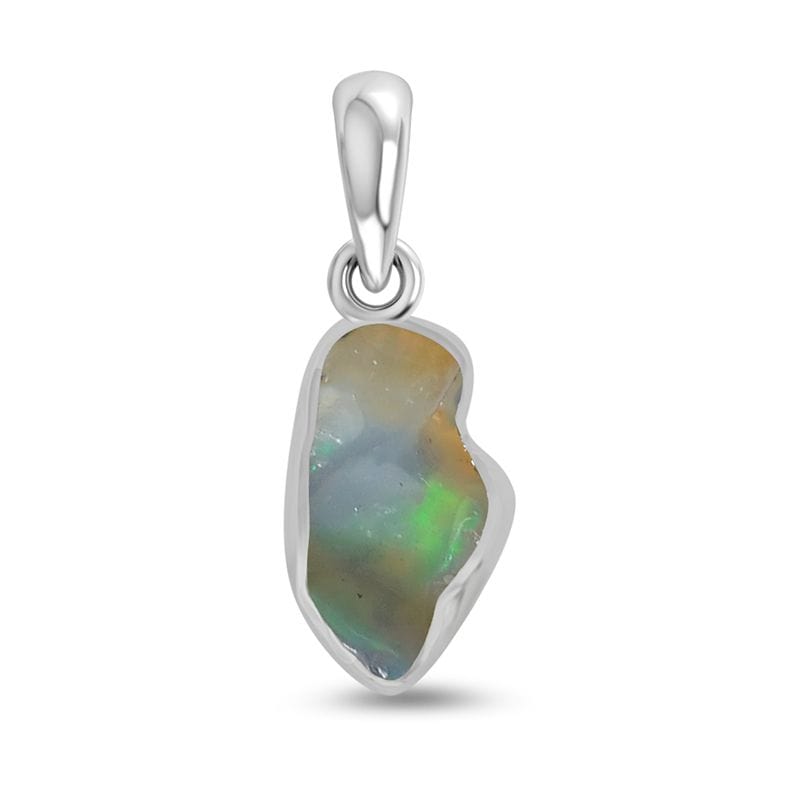 Opal Sterling Silver Pendant