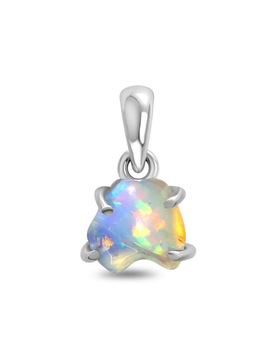 Opal Sterling Silver Pendant